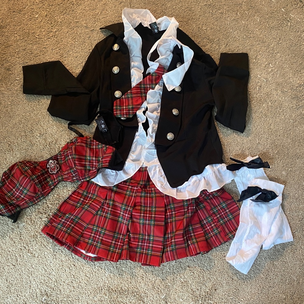 Schoolgirl Crush Halloween Costume by Black Label for Spirit.